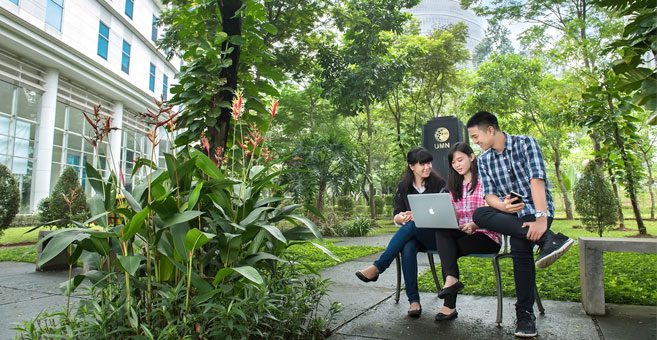Suasana Hijau di Kampus (dok.UMN)
