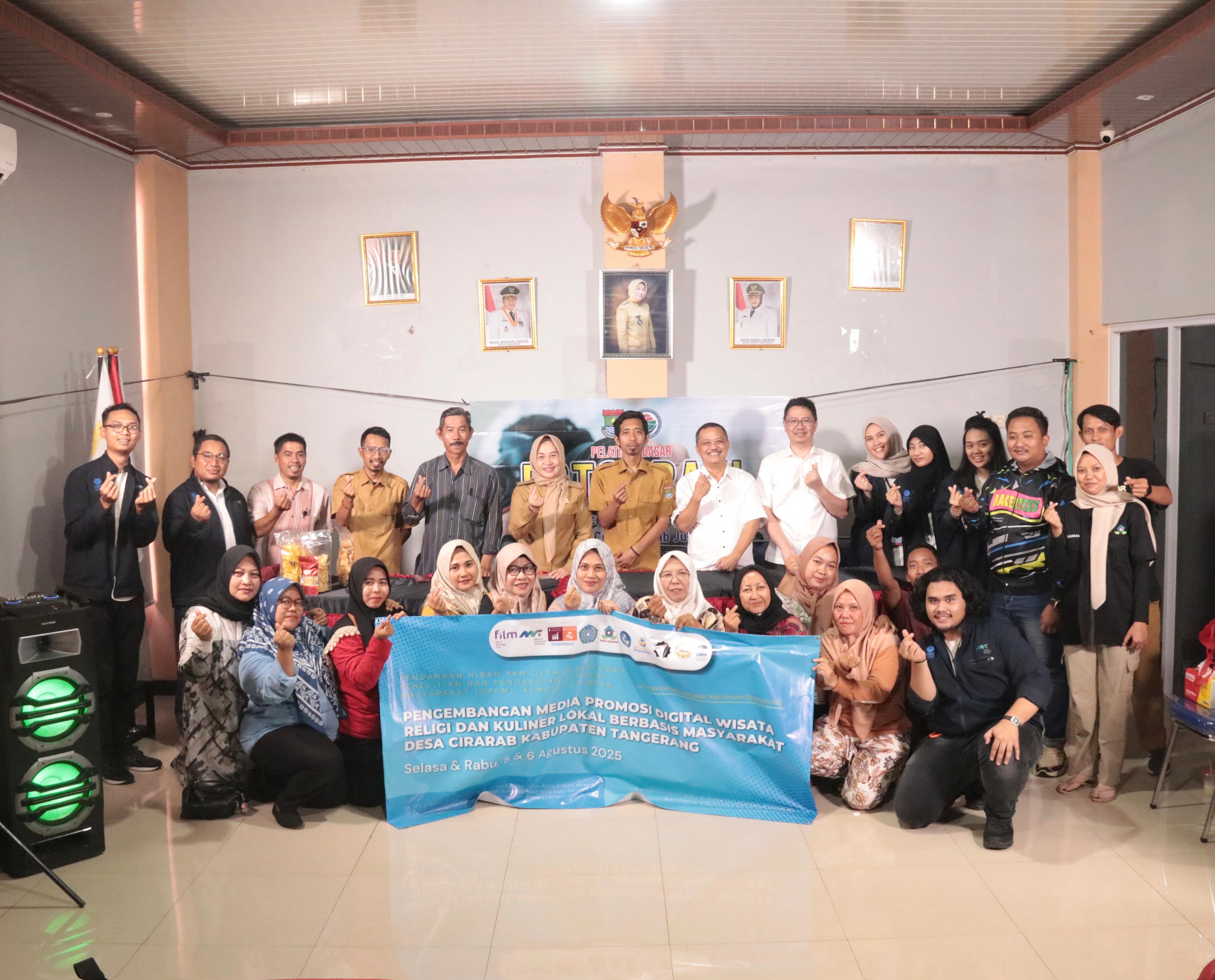 UMN Encourages Cirarab Village Community Through Training and Digital Promotion Via The PKM Dikti Grant