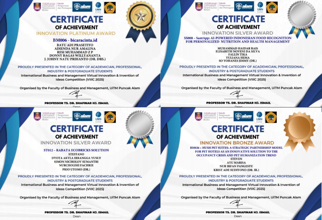 From AI-Based Marriage Counseling to Plastic Bricks, UMN MMT Students Sweep The Boards at The ASEAN Competition